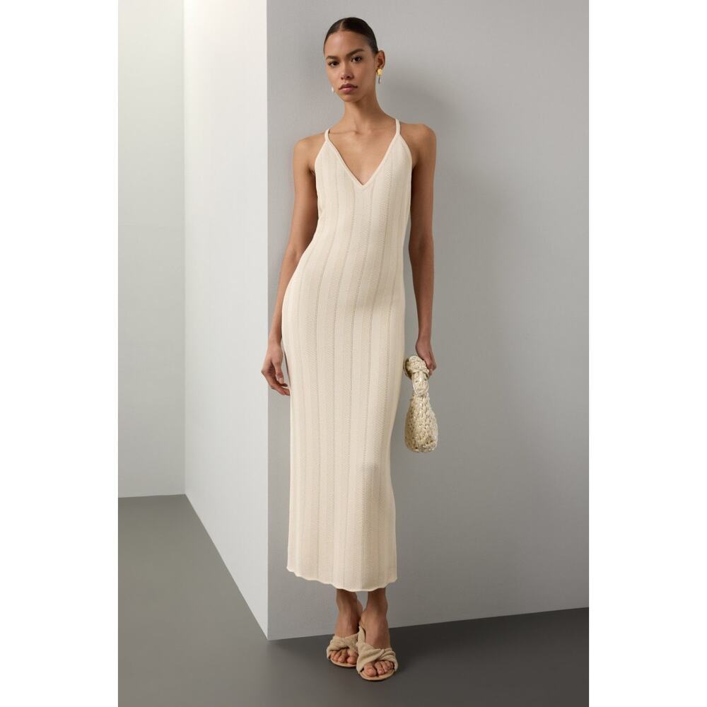 Ronny Kobo x RTR Crochet Knit Dress